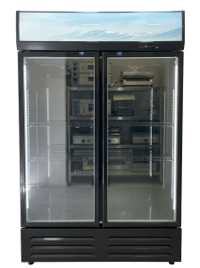 מקרר שתיה 2 דלתות זכוכית 900 ליטר