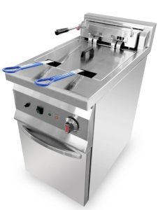 צ'יפסר כפול ריצפתי, 40ליטר, 9KW, תלת פאזי