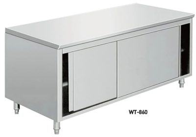 ארון נירוסטה+שולחן עבודה